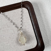 Clear Quartz Raw Necklace【Hand Made】 - Auratract